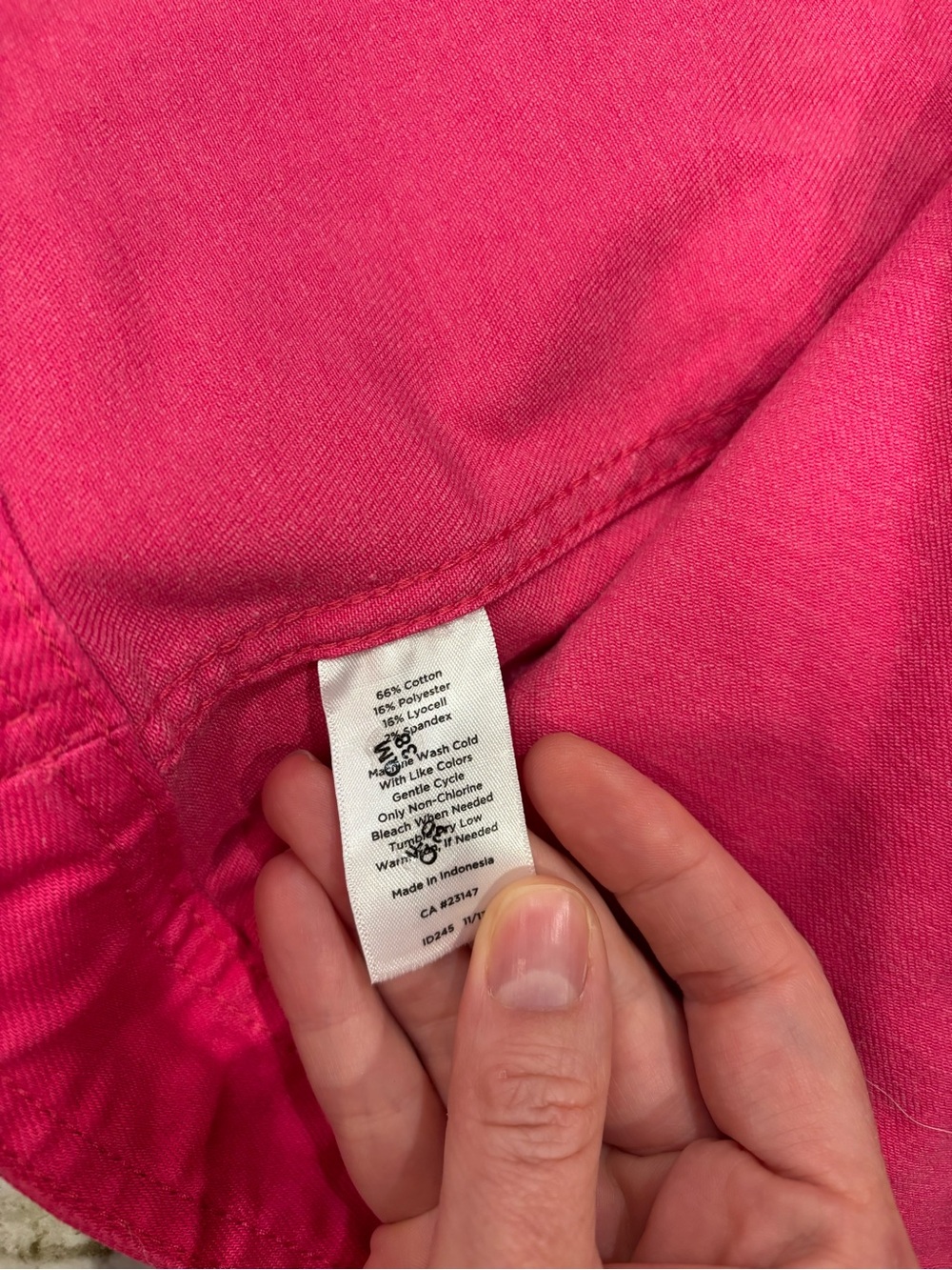 Talbots Women's Pink Ruffle-Trim Denim Jacket size SP - Picture 7 of 9